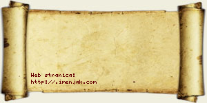 Večerinka Milanov vizit kartica